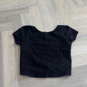 Elegant Black Crop Top for Women